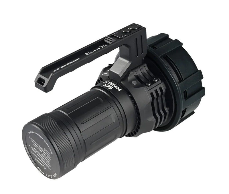 Load image into Gallery viewer, AceBeam X75 Brightest LED Power Bank Flashlight - 80,000 Lumens
