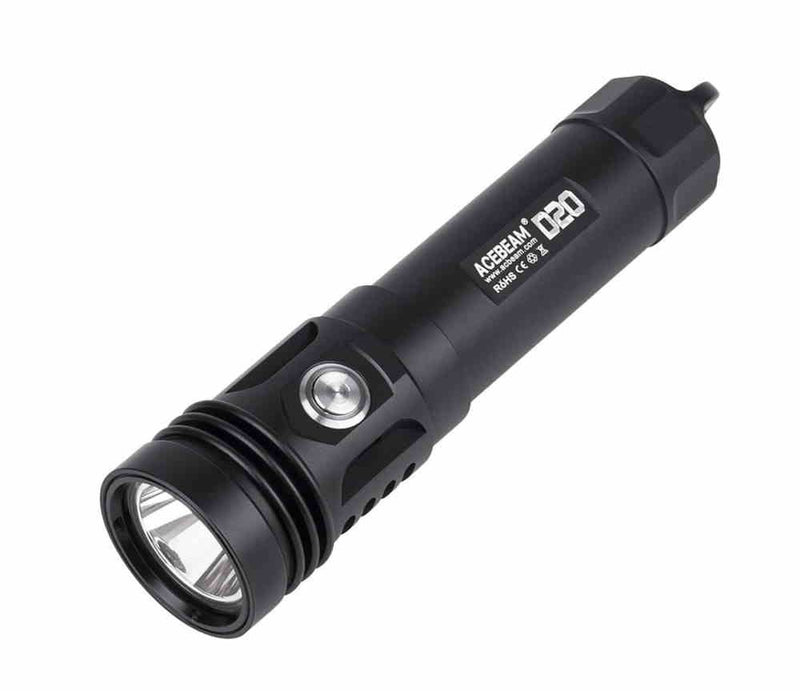 Load image into Gallery viewer, Acebeam D20 Dive Light-2700Lumens-296m on land-200m Depth Rated

