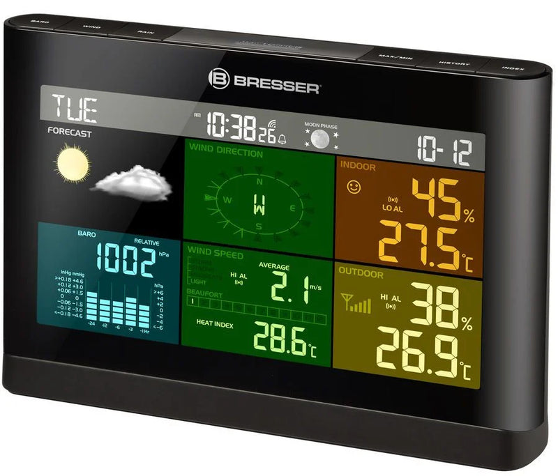 Load image into Gallery viewer, Bresser 5-In-1 Comfort Weather Station - Black/Grey
