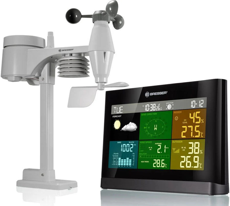 Load image into Gallery viewer, Bresser 5-In-1 Comfort Weather Station - Black/Grey
