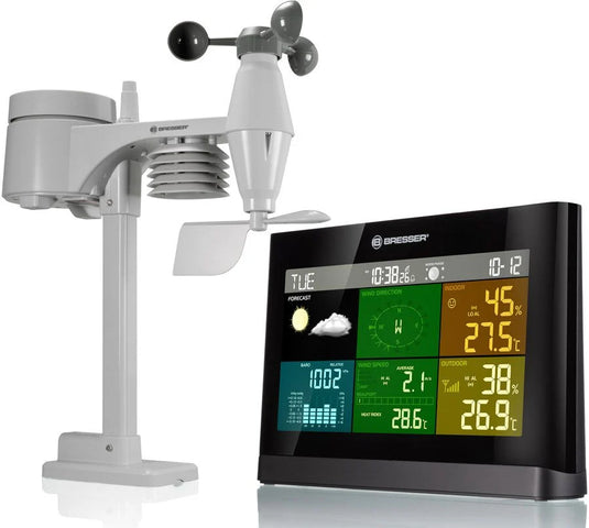 Bresser 5-In-1 Comfort Weather Station - Black/Grey