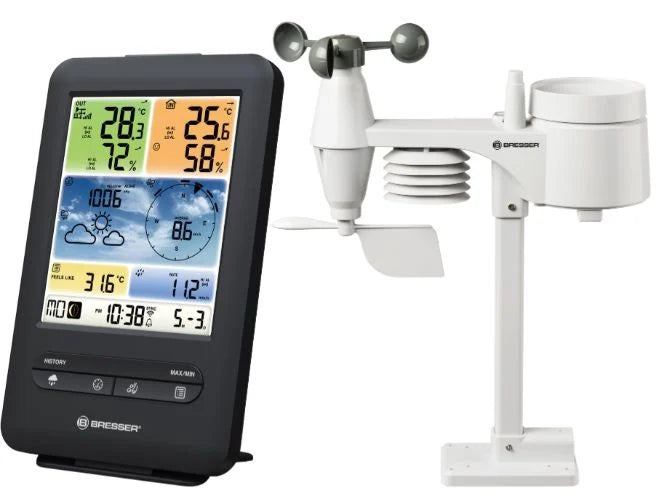 Load image into Gallery viewer, Bresser Professional Wifi Colour 5-in-1 Weather Center
