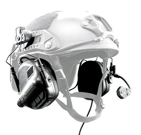 Earmor M32H Noise Reducing Helmet Headset - Black
