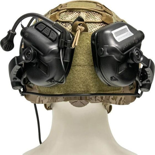 Earmor MilPro M32X Mark3 Noise Reducing Helmet Headset - Black