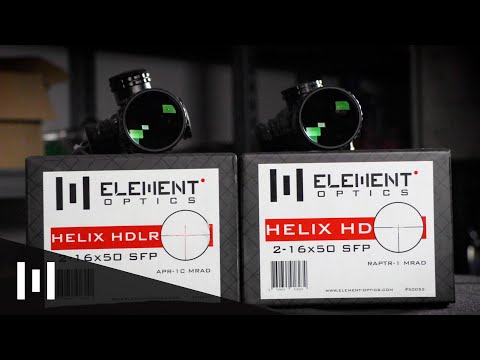 Load and play video in Gallery viewer, Element Helix HDLR 2-16x50 SFP APR-1C MRAD
