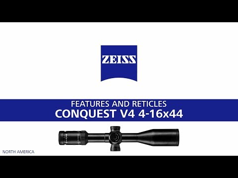 Load and play video in Gallery viewer, Zeiss Conquest V4  4-16x44 RET 92 (ZBR-2) Ballistic Turret
