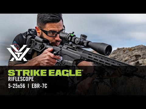 Load and play video in Gallery viewer, Vortex Strike Eagle® 5-25X56 FFP EBR-7C (MRAD) 34MM TUBE
